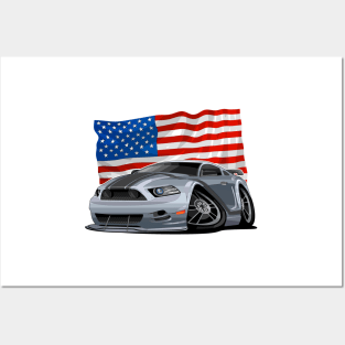 American Muscle Cars Posters and Art